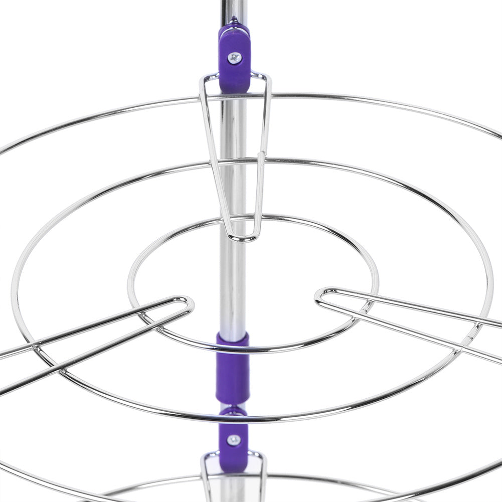 5 Tiers Home Kitchen Pans Pots Storage Rack Durable Metal Wire Shelving Organizer