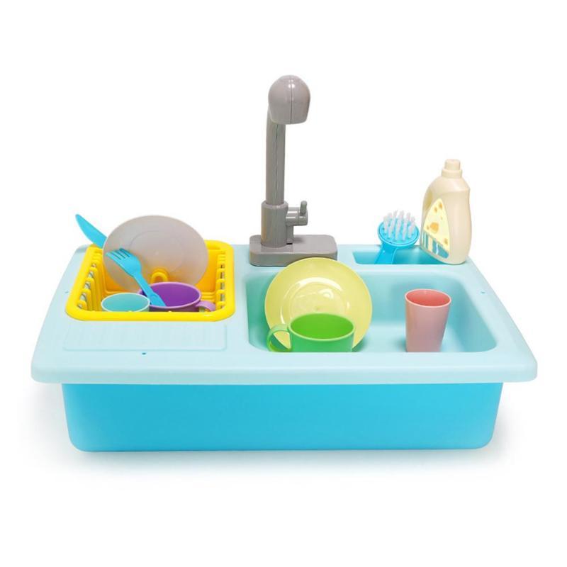 Kitchen simulation dishwasher toy