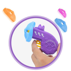 Colorful flying saucer educational toy