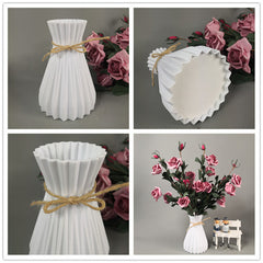 Closed origami vase