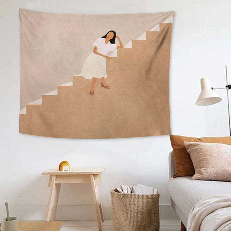 Tapestry Nordic Tapestry Wall HangingCreative Picnic Blanket Boho Decor Christmas Decoration For Home Wall Cloth