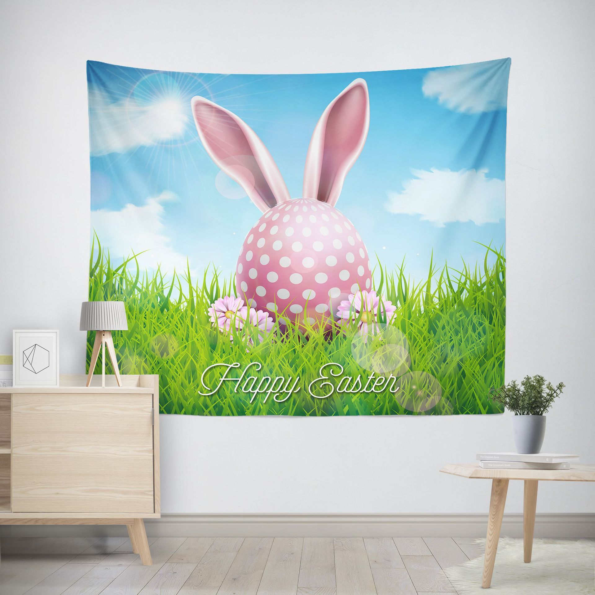 Hanging Cloth Abstract Pattern Easter Tapestry