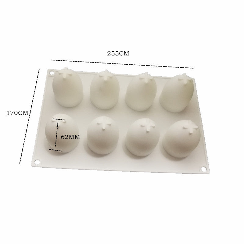 DIY 8Egg Easter Cake Silicone Mold