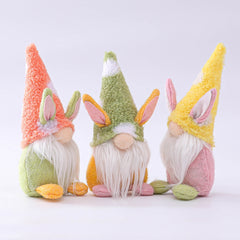 Easter Bunny Carrot Dwarf Doll Elf Doll Ornament