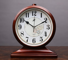 Bedside Clock Table Clock Living Room Fashion Display Quartz Desk Clock Pendulum Clock Desktop