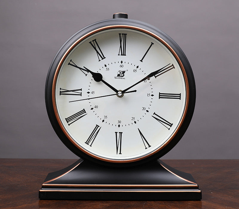 Bedside Clock Table Clock Living Room Fashion Display Quartz Desk Clock Pendulum Clock Desktop