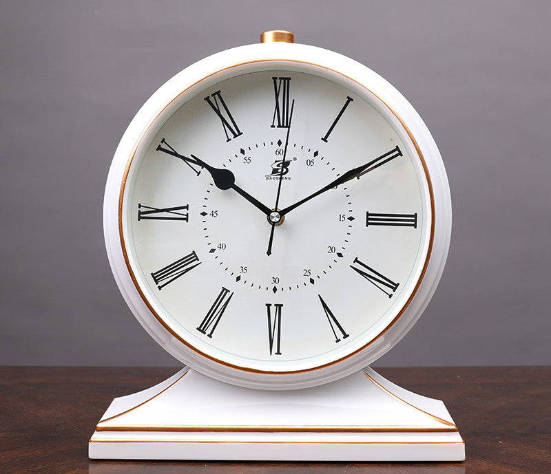 Bedside Clock Table Clock Living Room Fashion Display Quartz Desk Clock Pendulum Clock Desktop