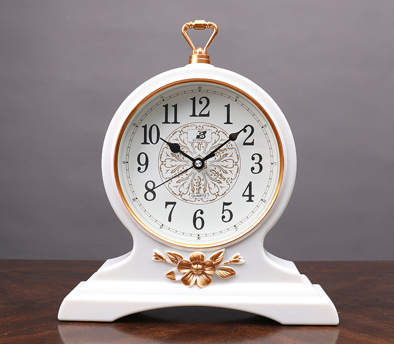 Bedside Clock Table Clock Living Room Fashion Display Quartz Desk Clock Pendulum Clock Desktop