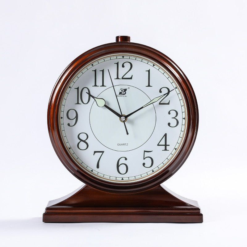 Bedside Clock Table Clock Living Room Fashion Display Quartz Desk Clock Pendulum Clock Desktop