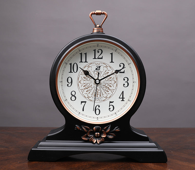 Bedside Clock Table Clock Living Room Fashion Display Quartz Desk Clock Pendulum Clock Desktop
