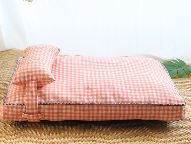 Removable And Washable Dog Sleeping Pad For Sleeping Dogs Bite-Resistant Four-Season Pet Pad
