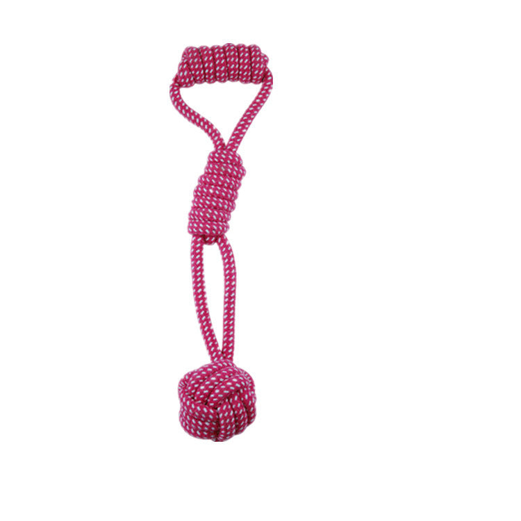 Pet Pet Toy Factory Direct Selling Big Dog Puppy Chews Teeth Teeth Cleaning Interactive Machine Woven Cotton Rope 5 Pieces
