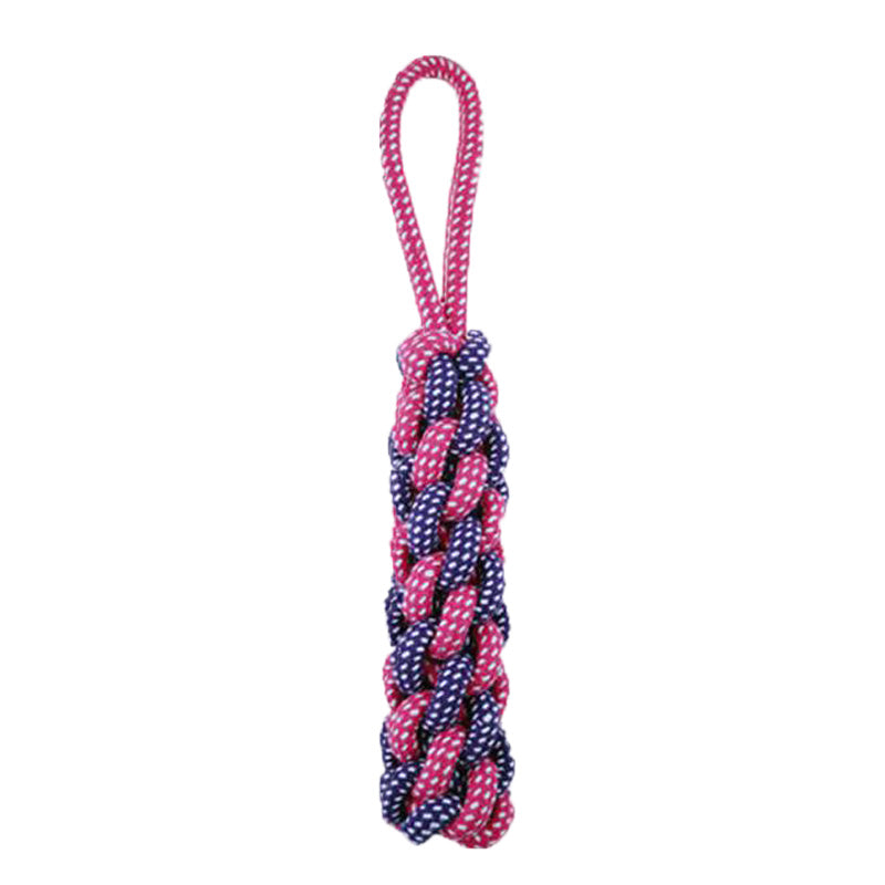 Pet Pet Toy Factory Direct Selling Big Dog Puppy Chews Teeth Teeth Cleaning Interactive Machine Woven Cotton Rope 5 Pieces