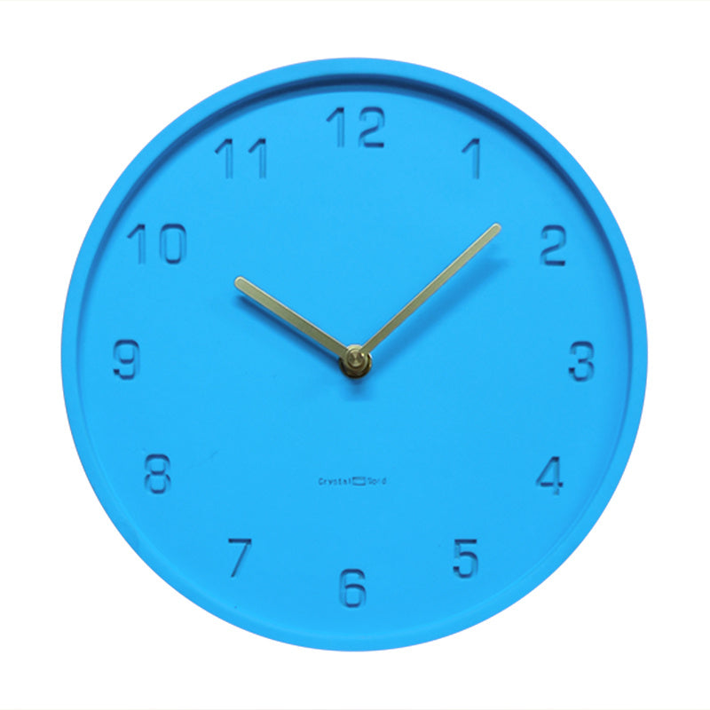 Cement Nordic Clock Light Luxury Silent Clock Wall Clock