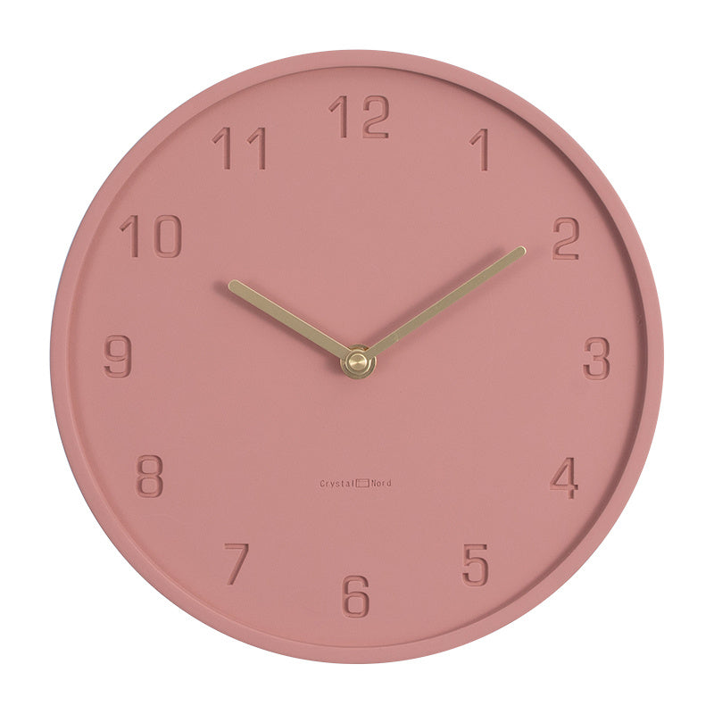 Cement Nordic Clock Light Luxury Silent Clock Wall Clock