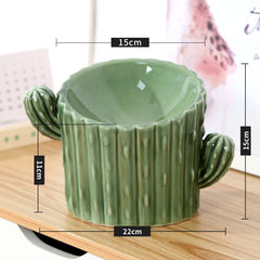 Cat Bowl Ceramic Protecting Cervical Spine High-footed Dog Bowl Dog Rice