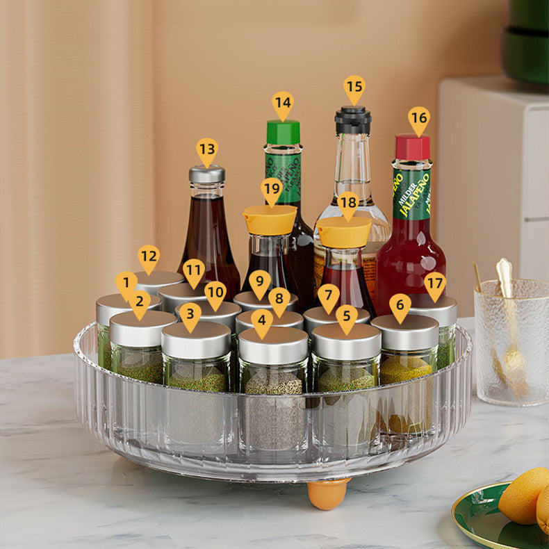 Multifunctional Rotating Organizer For Living Room Desktop