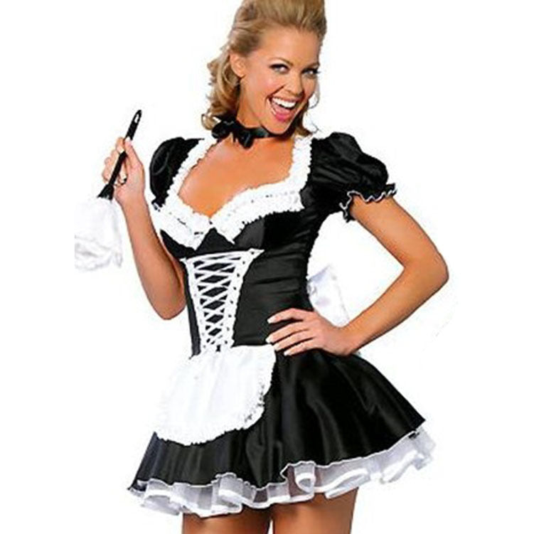 Masquerade Costume Party Maid Cosplay Suit