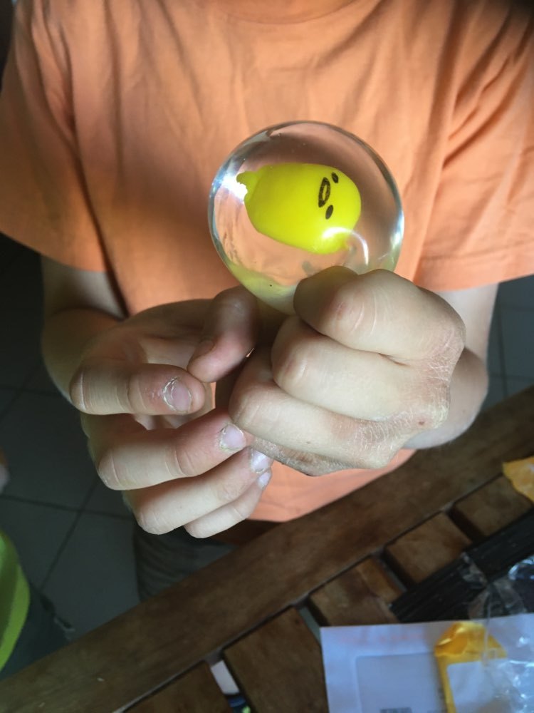 Boiled egg vent toy