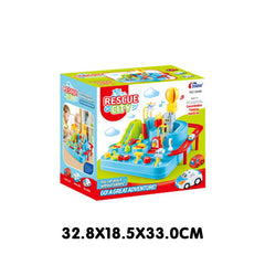 Toy breakthrough car adventure track