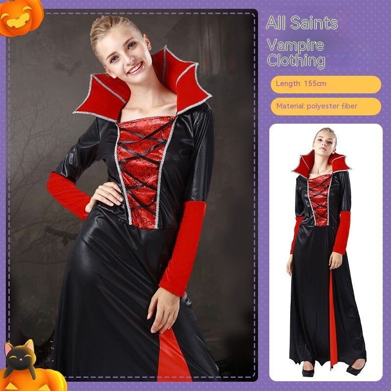 Halloween Costume Play Vampire Suit