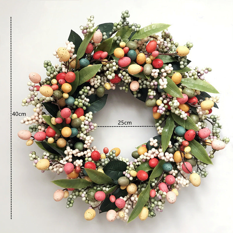 Garden Spring Wall Hangings 40cm Easter Egg Garland