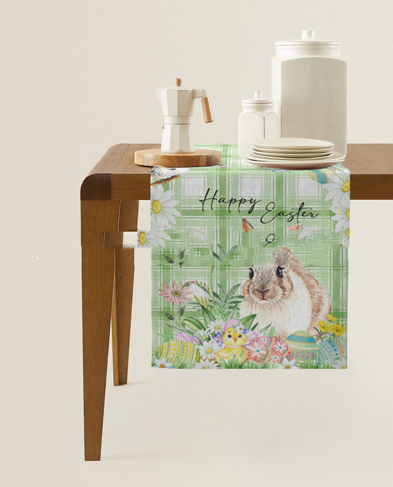 Easter Dwarf Event Party Heat Insulation Waterproof Strip Decorative Table Cloth