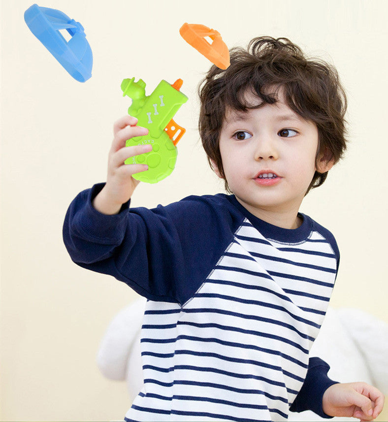 Colorful flying saucer educational toy