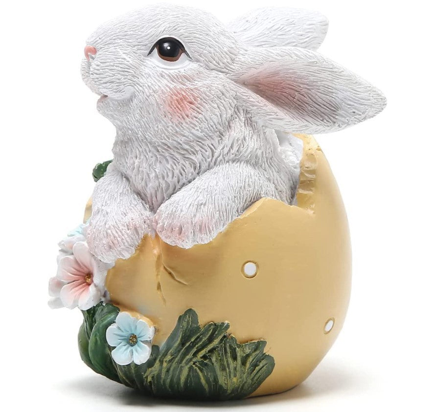 Easter Bunny Egg Resin Sculpture Resin
