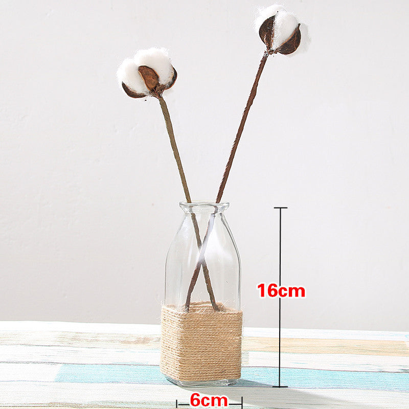 European style household glass vase