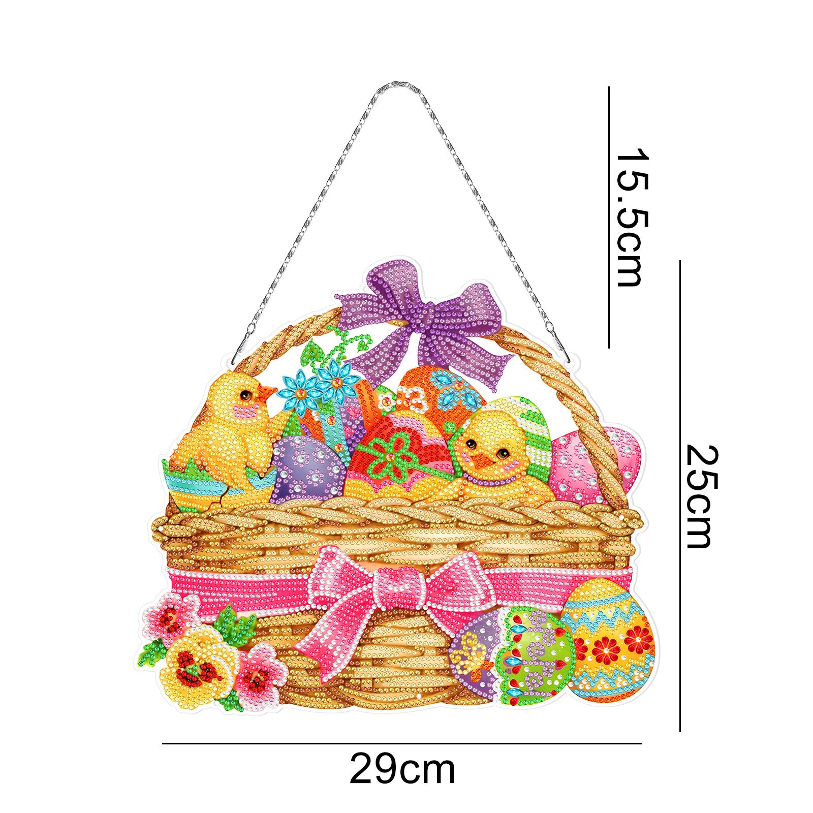 Handmade DIY Diamond Painting Cartoon Easter Bunny