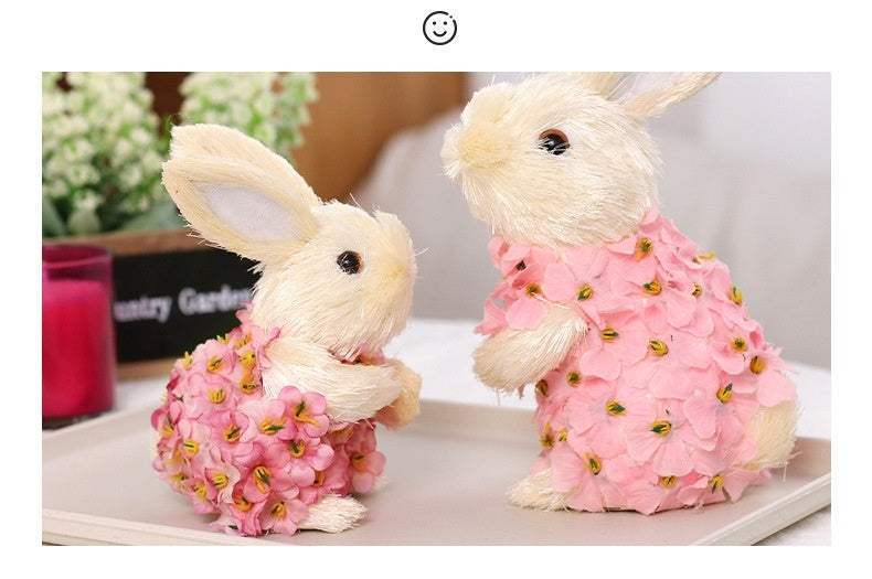 Papyrus Floral Easter Rabbit Home Crafts Ornaments