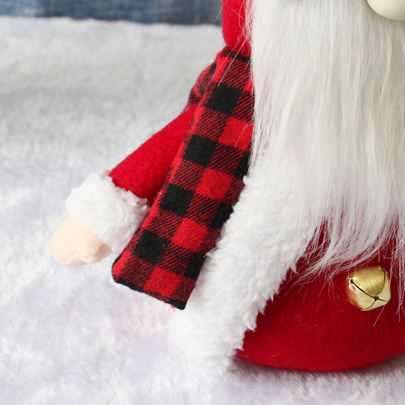 Christmas Faceless Doll Cute Snowman Dwarf goblin Children's Plush Doll Gift Christmas