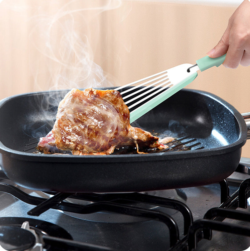 Nonstick Fish Spatula, Thin Slotted Spatulas Turner Silicone Fish Spatulas For Nonstick