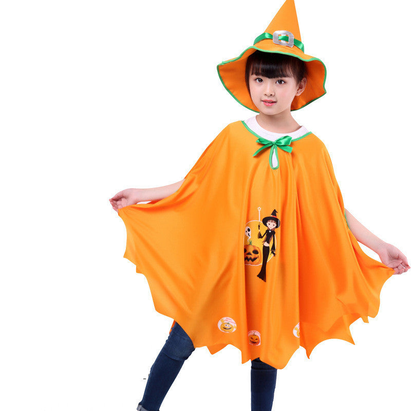 Halloween Children's Cloak Performance Costume Suit