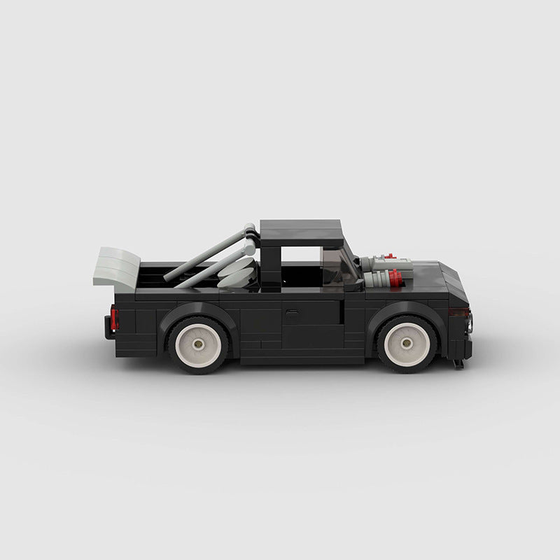 Competitive Pickup Truck Toy Cargo Racing Car Model Building Blocks Toy