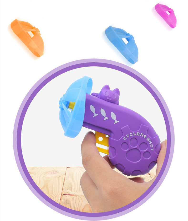 Colorful flying saucer educational toy