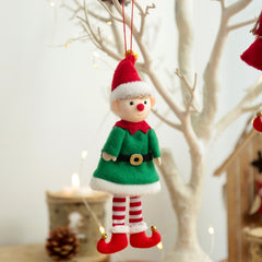 Creative Christmas Cute Elf Doll Small Pendant Christmas Tree Decoration Pendant Accessories
