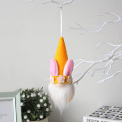 Easter Faceless Rabbit Hanging Cute Rabbit Ears Hanging Ornament Decorative