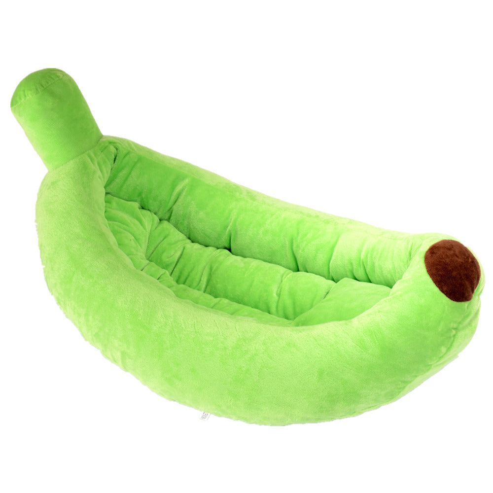 Pet Banana Nest Small  Dog Bed Can Be Disassembled And Washed