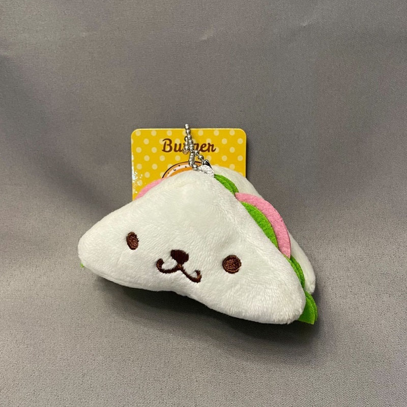 Tide Play Burger Fries Sandwich Hot Dog Cute Plush Mini Pendant