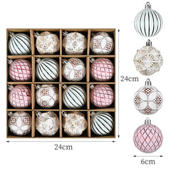 Christmas Ball Gift Box Vintage Christmas Ball Christmas Decorations Christmas Tree Pendant 6cm Christmas Ball