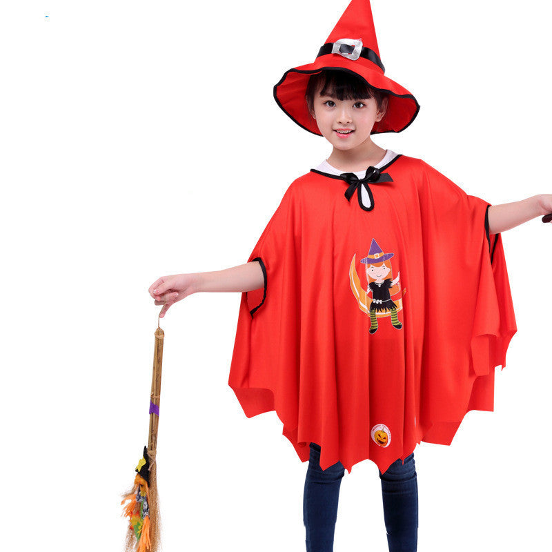 Halloween Children's Cloak Performance Costume Suit