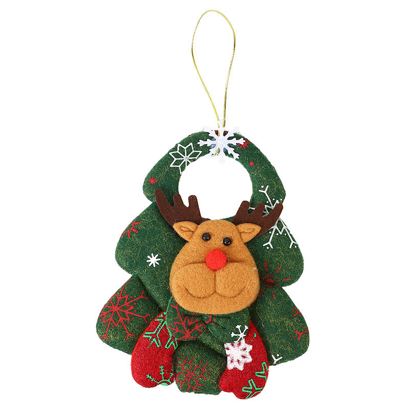 Christmas decorations, Christmas tree ornaments, vintage Santa Claus ornaments, Christmas tree shaped small ornaments