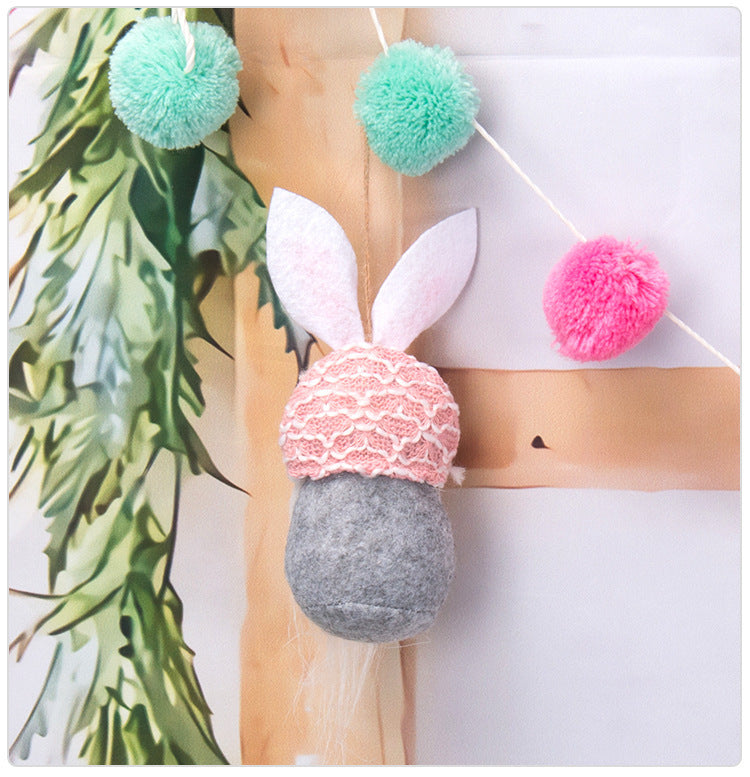 Easter Ornament Rudolph The Gnome Pendant