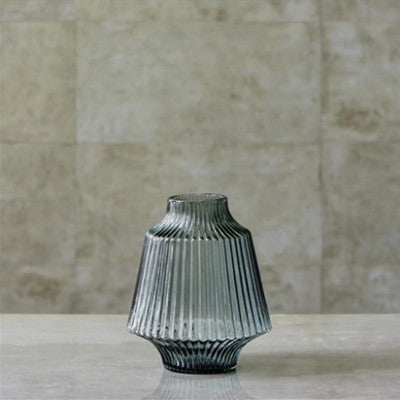 Fashion Creative Light Green Thread Light Luxury Glass Vase Decorations Flower Vase