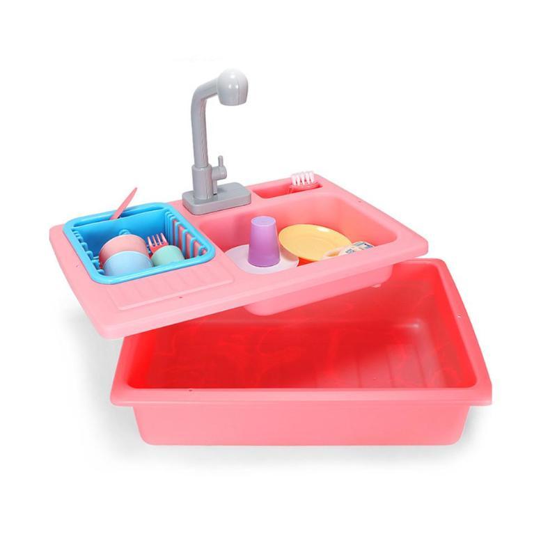 Kitchen simulation dishwasher toy