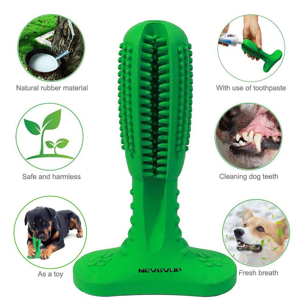 Pet dog toy bite proof toothbrush
