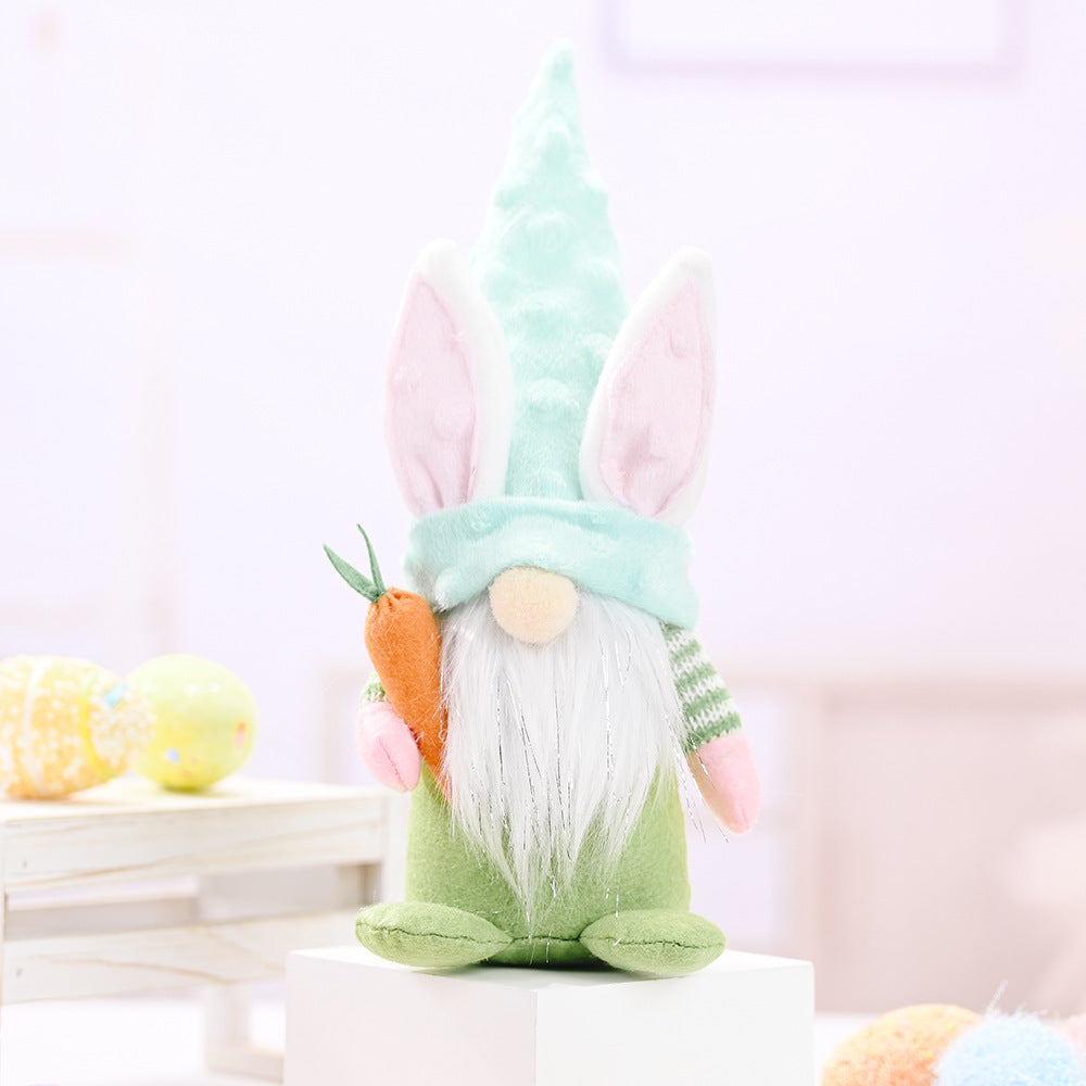New Easter faceless old man doll land elf Rudolph doll decoration Easter atmosphere layout