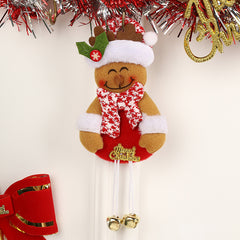 Christmas Pendant Accessories Cartoon Santa Claus Elk Pendant Christmas Tree Bell Backpack Mobile Phone Pendant